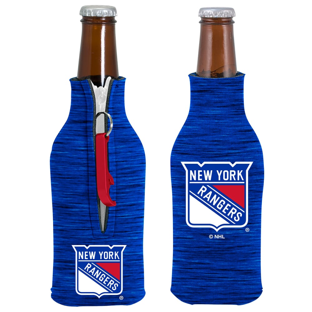 NEW YORK RANGERS Zippered Bottle Coolie w Opener ONE SIZE