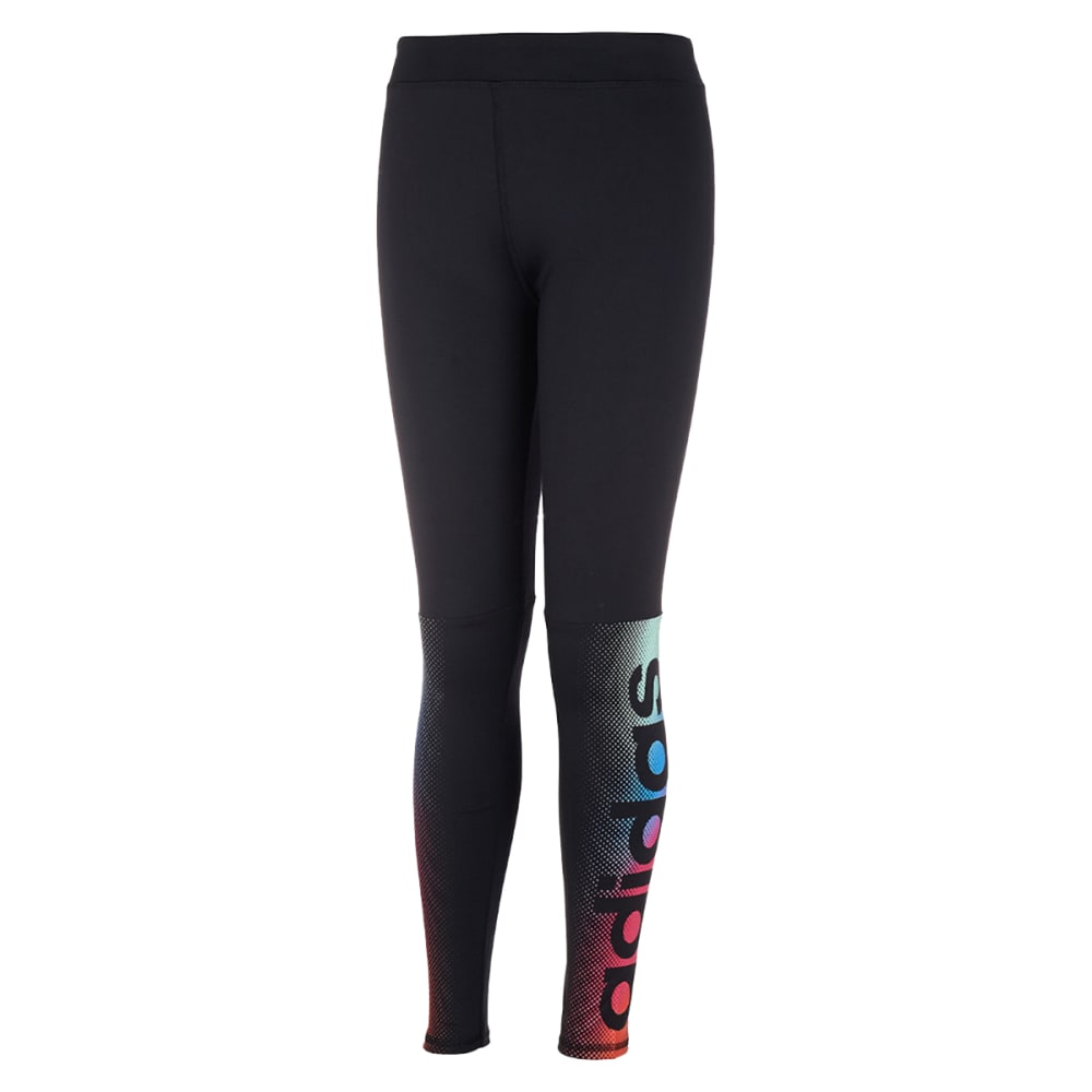 ADIDAS Girls' Linear Fade Tights S