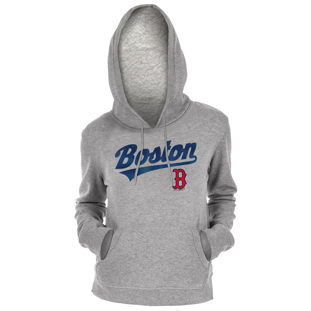 BOSTON RED SOX Women's Sherpa-Lined Fleece Hoodie M