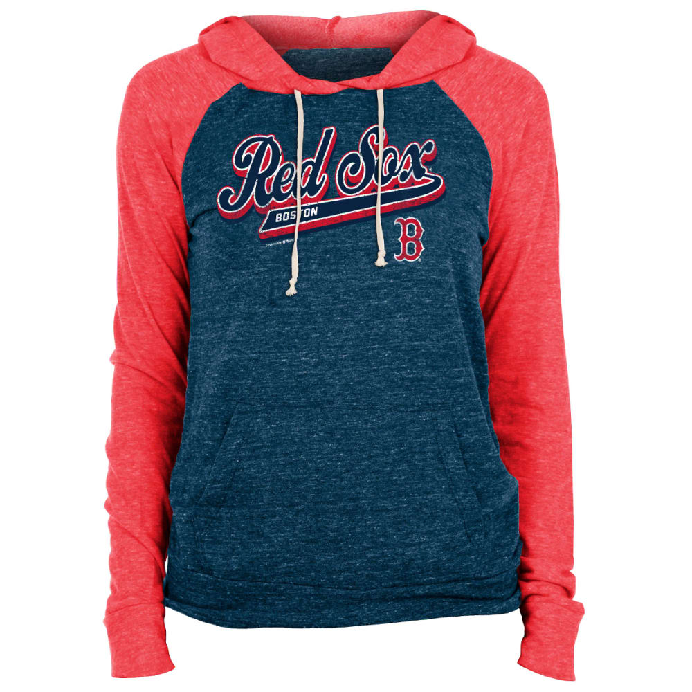 BOSTON RED SOX Women's Tri-Blend Pullover Hoodie S