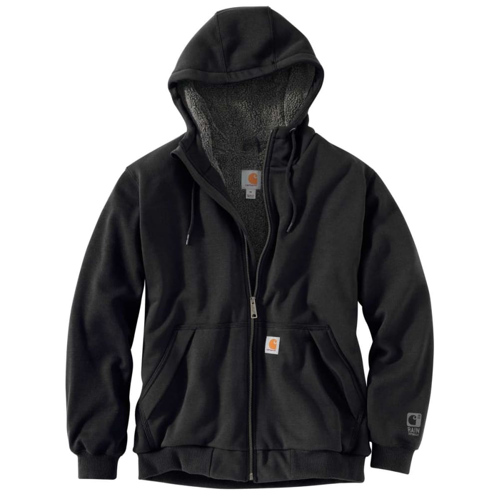 CARHARTT Men's Rain Defender Rockland Sherpa-Lined Full-Zip Hoodie, Extended Sizes XLT