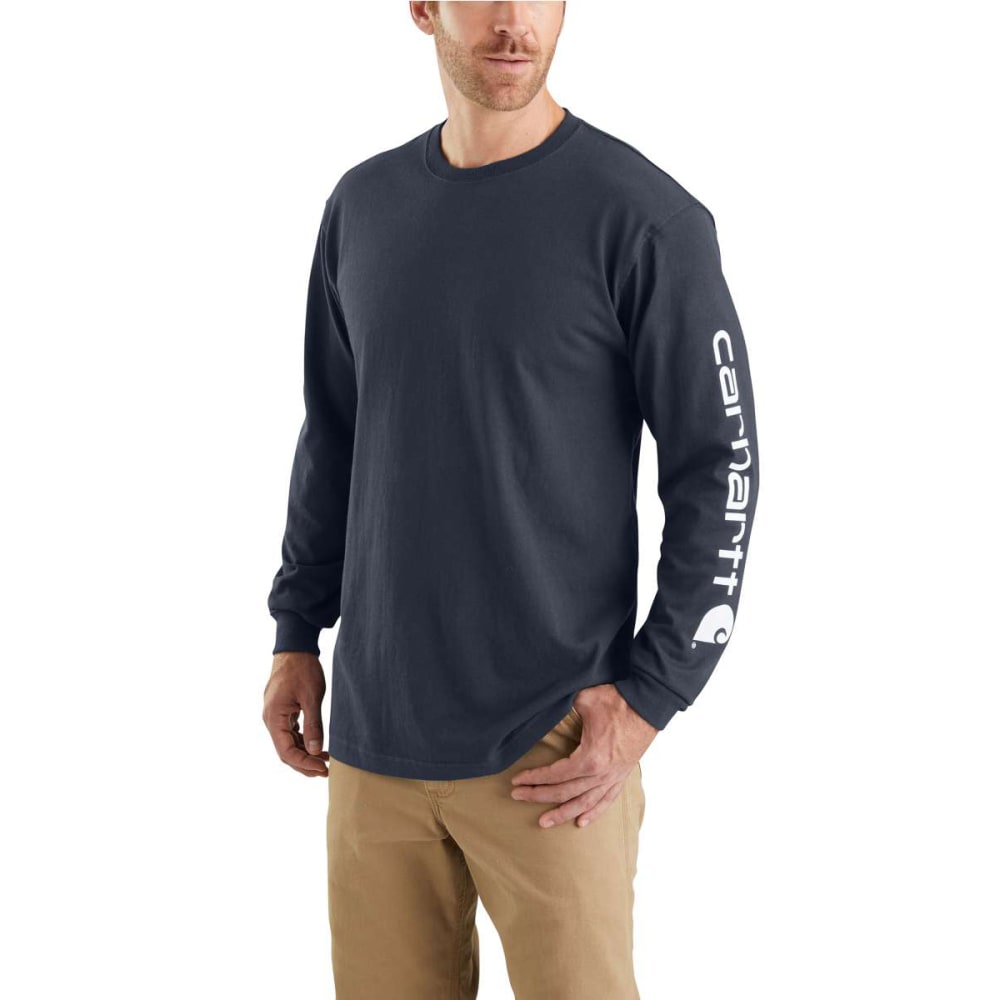 CARHARTT Men's Logo Long-Sleeve Shirt, Extended Sizes - Bob’s Stores