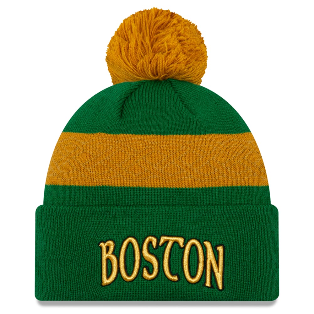 BOSTON CELTICS Men's City Series Cuffed Pom Knit Beanie Bob’s Stores