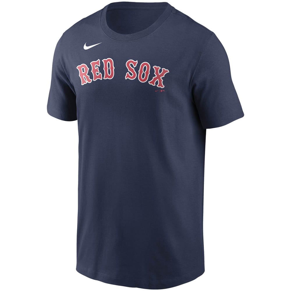 NIKE Men's Short-Sleeve Boston Red Sox Wordmark Tee L