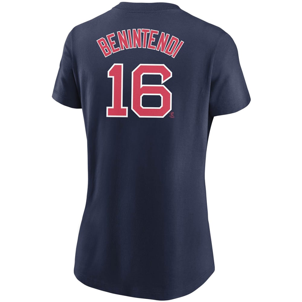 BOSTON RED SOX Women's Nike Benintendi #16 Name & Number Tee S