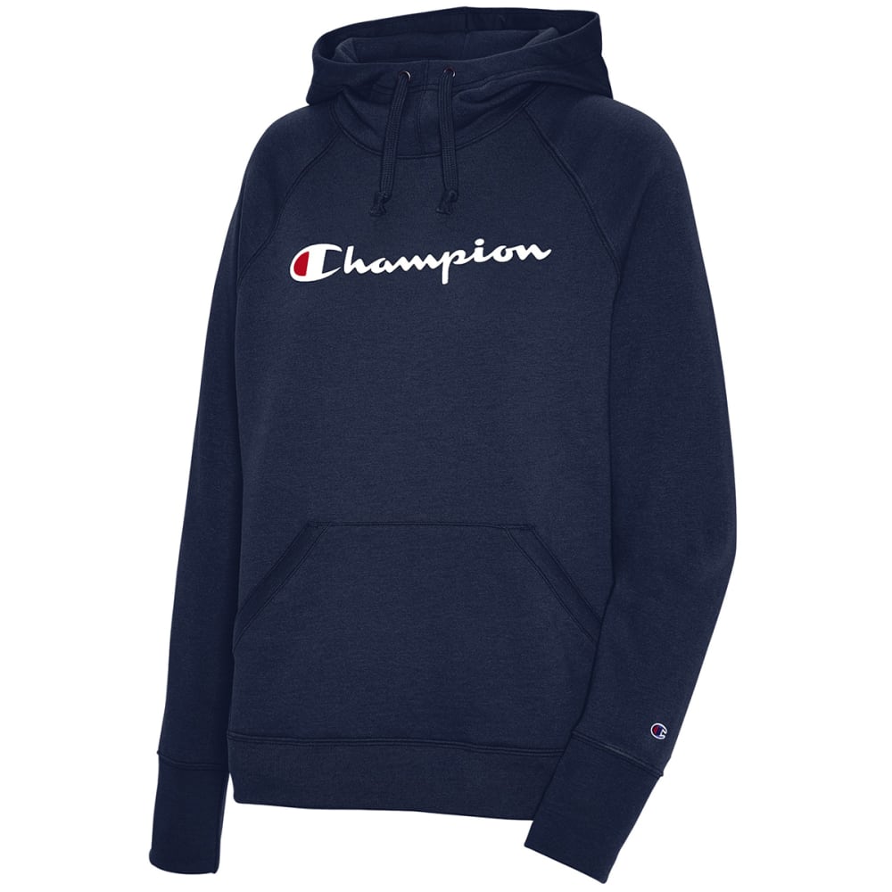 CHAMPION Women's Powerblend Graphic Logo Hoodie S