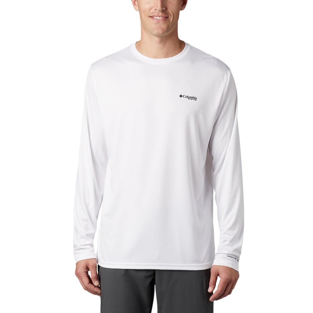 COLUMBIA Men's Terminal Tackle PFG Fish Flag Long-Sleeve Shirt L