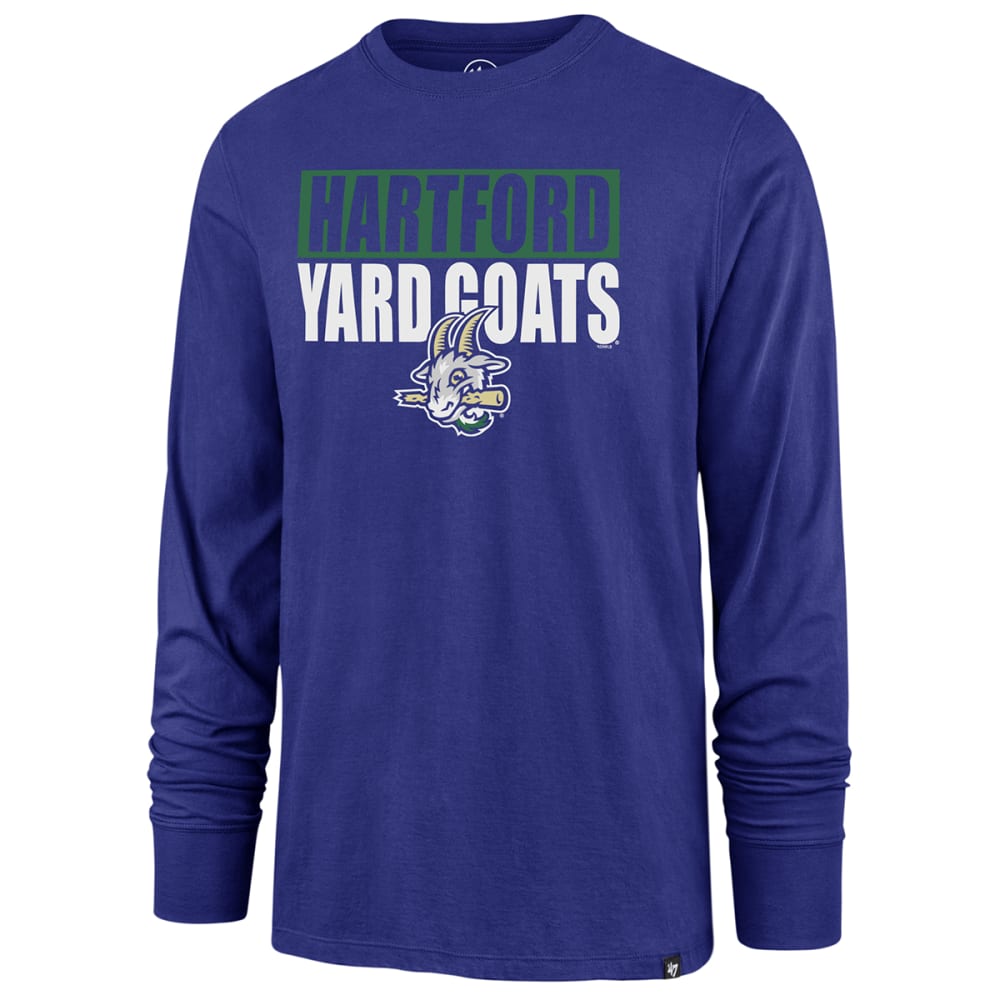 HARTFORD YARD GOATS Men's '47 Blockout Super Rival Long-Sleeve Tee M