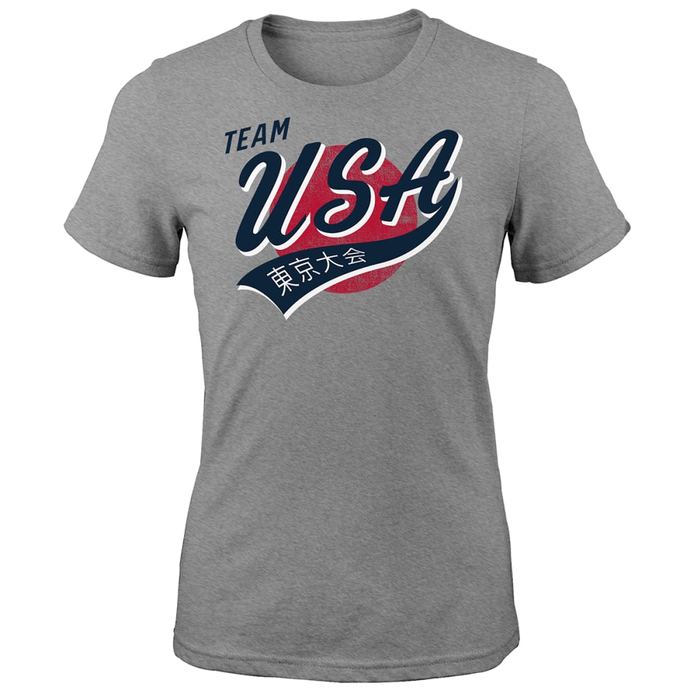 47 BRAND Women's Team USA 2020 Summer Olympics Road To Tokyo Tail Sweep Short-Sleeve Tee S