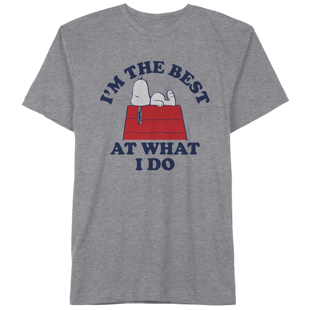 PEANUTS Guys' I'm The Best At What I Do Short-Sleeve Graphic Tee S