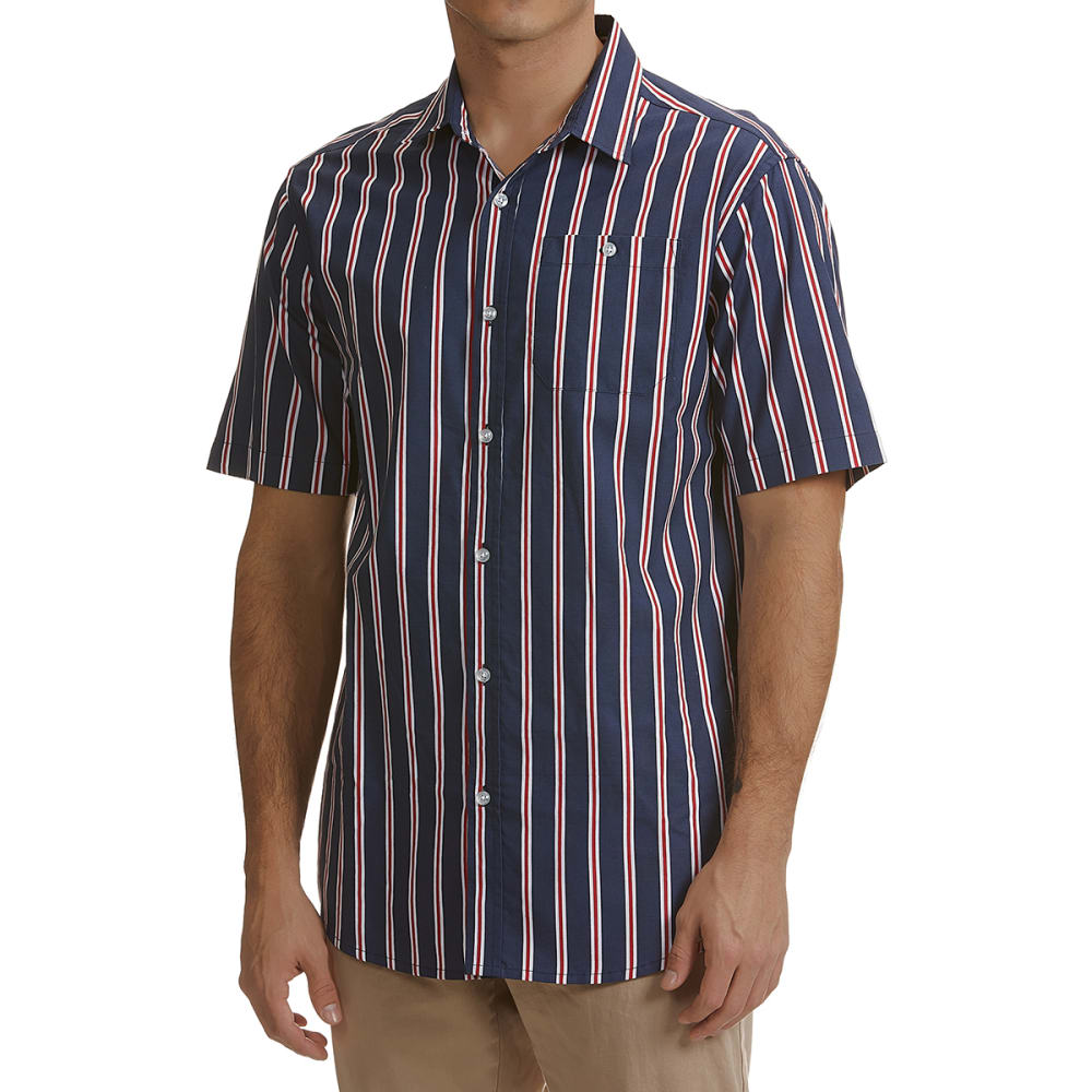 BURNSIDE Men's Francisco Short-Sleeve Woven Shirt S