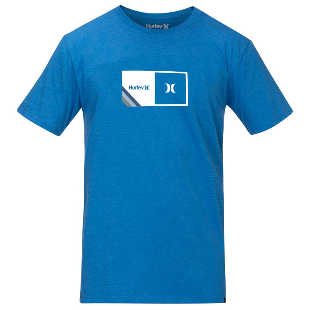 HURLEY Men's Short-Sleeve Halfer Stripe Tee S