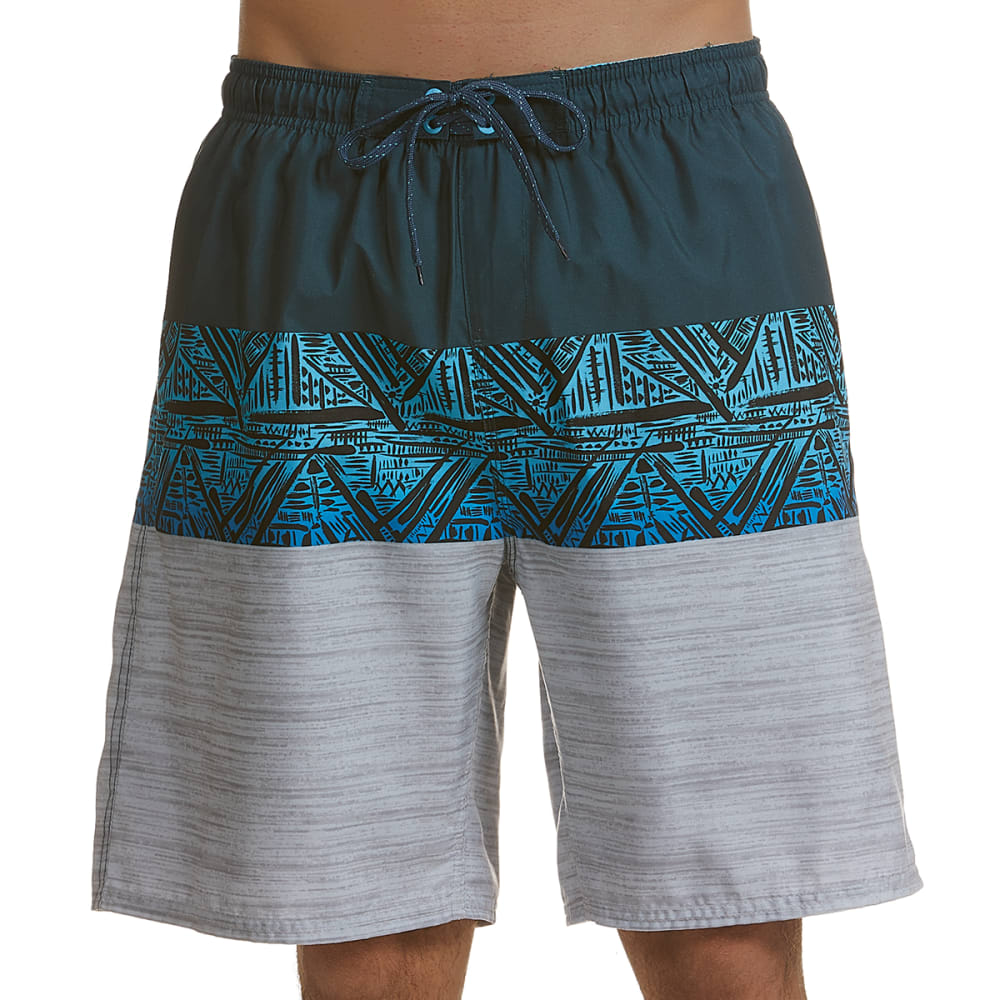 BURNSIDE Men's Native Swim Shorts L