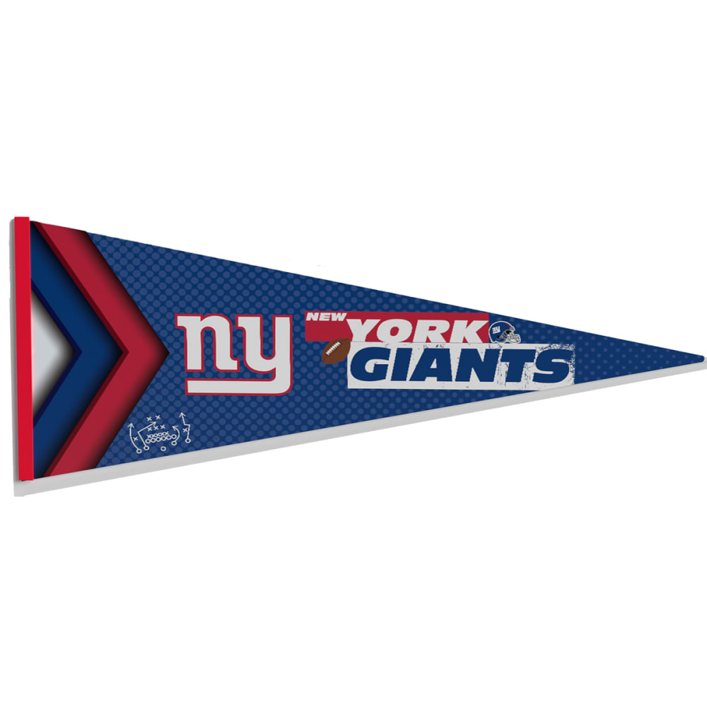 NEW YORK GIANTS FanFave Foam Pennant Sign NO SIZE