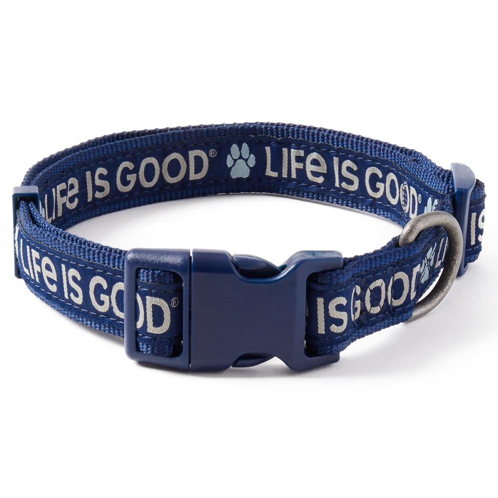 Life Is Good Paw Dog Collar S