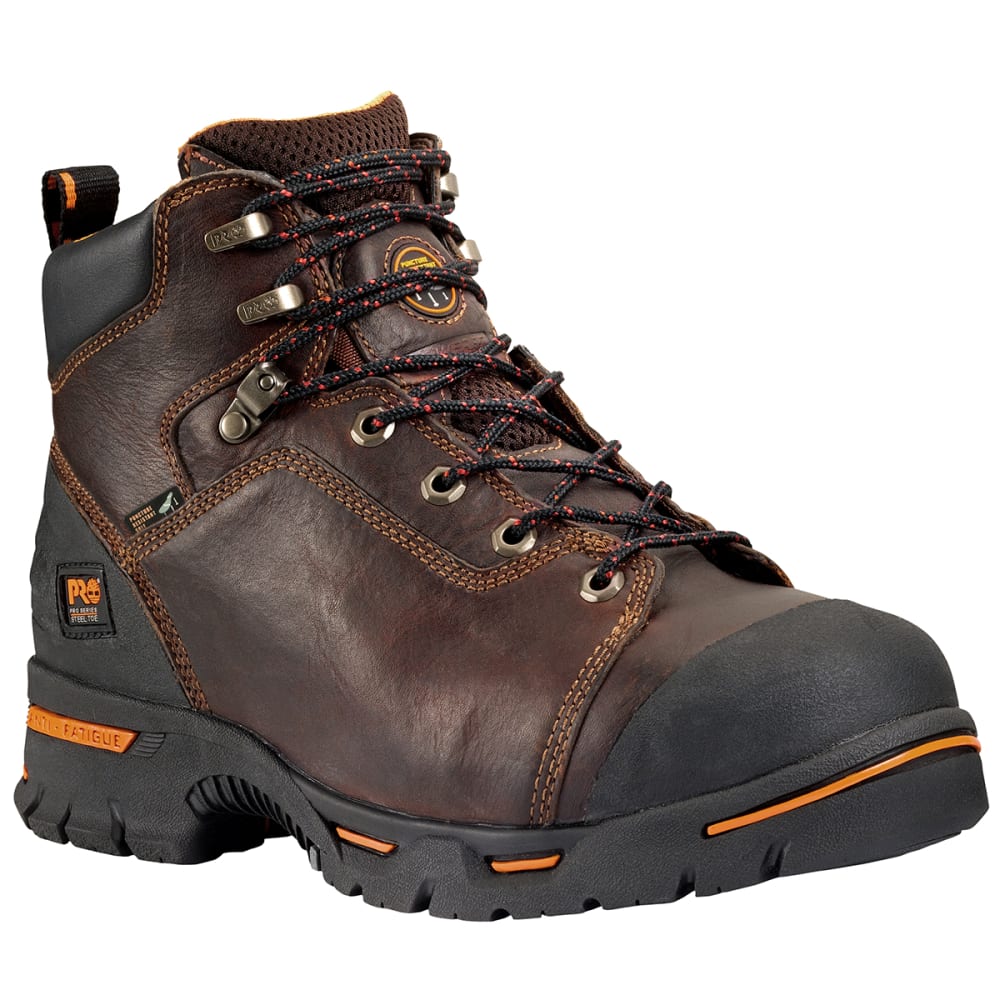 TIMBERLAND PRO Men's Endurance PR 6" Steel Toe Work Boots 7.5