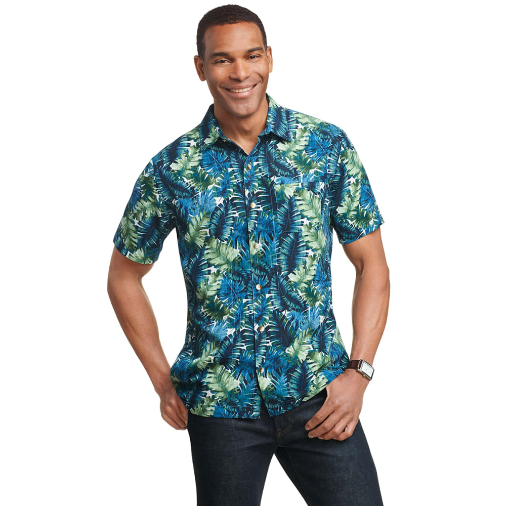 VAN HEUSEN Men's Air Short-Sleeve Printed Shirt - Bob’s Stores