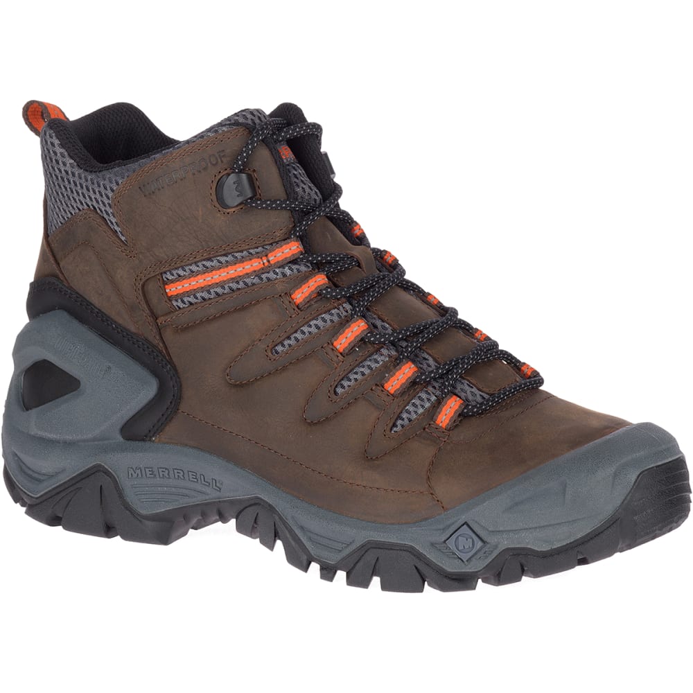 MERRELL Men's Strongbound Peak Mid Waterproof Hiking Boots 11