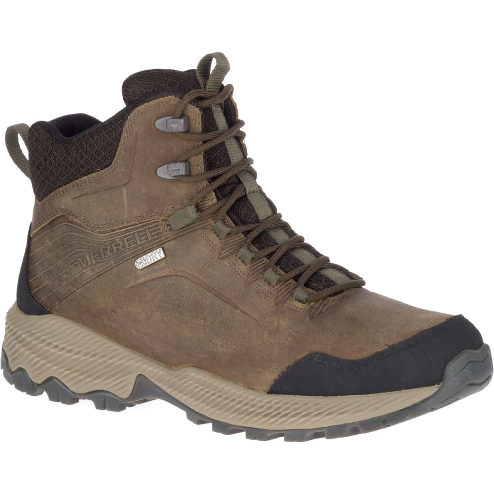 MERRELL Men's Forestbound Mid Waterproof Hiking Shoes 9