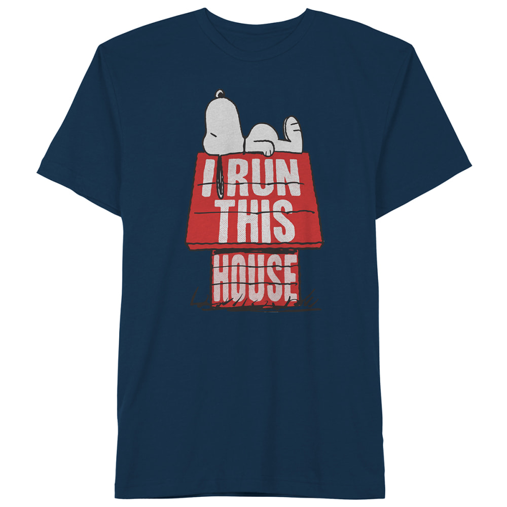 PEANUTS Kids' I Run This House Short-Sleeve Graphic Tee M