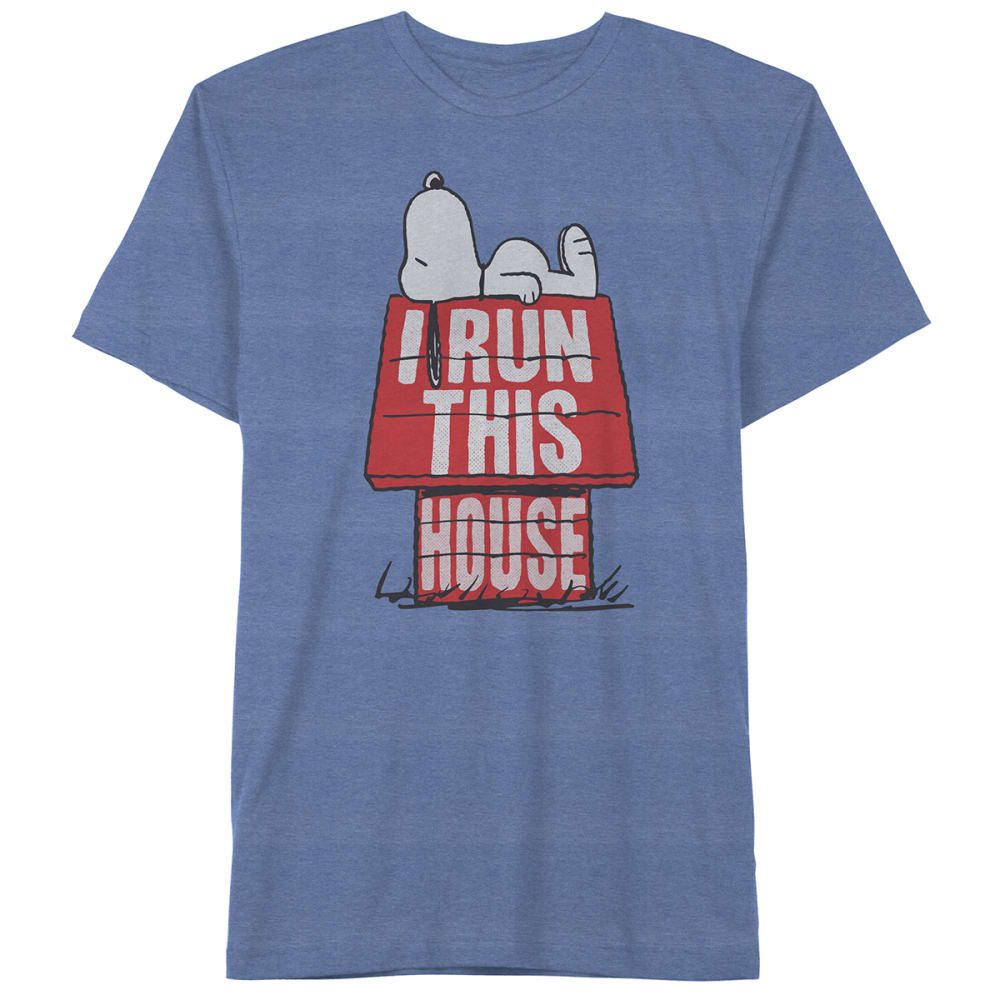 PEANUTS Kids' I Run This House Short-Sleeve Graphic Tee S