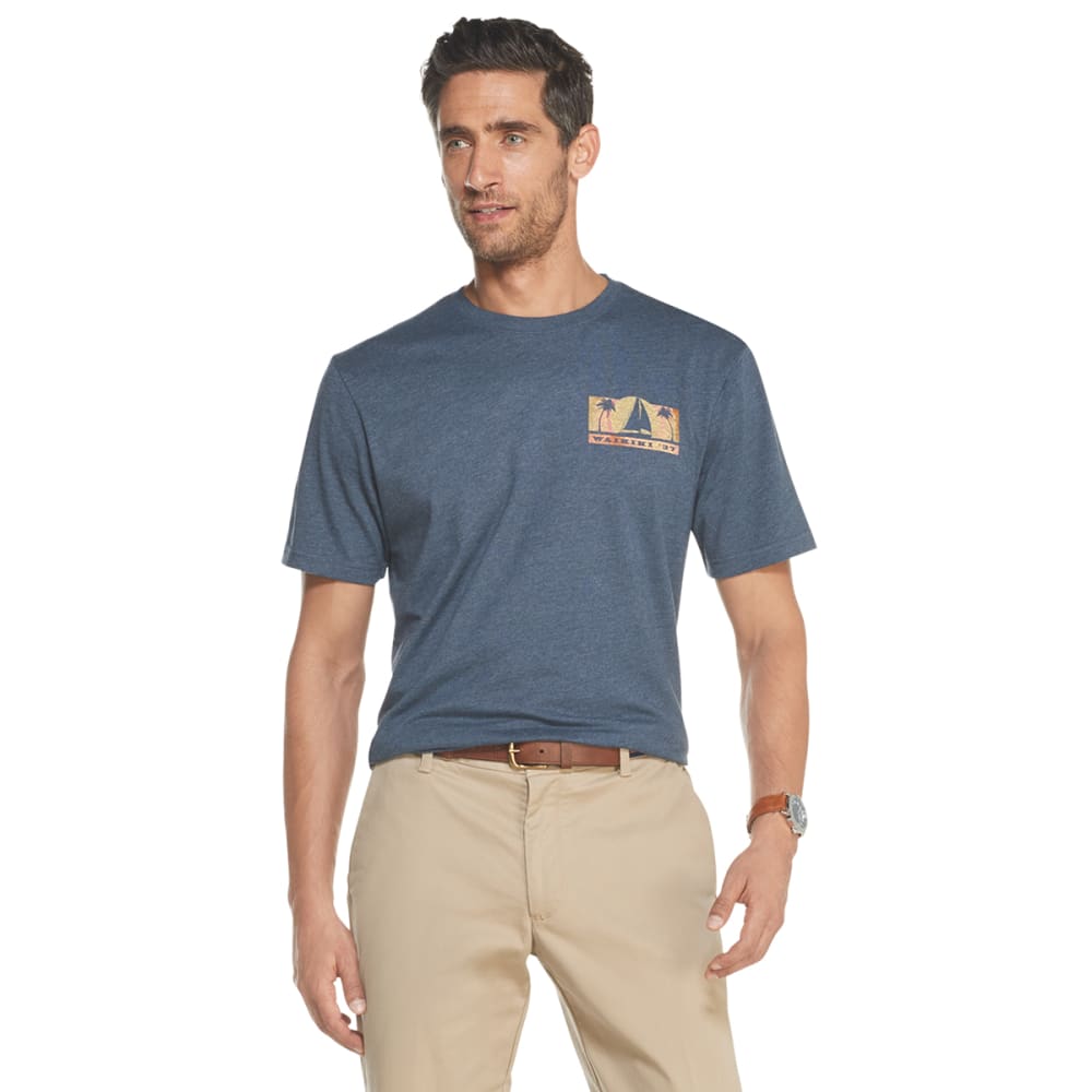 IZOD Men's Short-Sleeve Sailboat Graphic Tee M