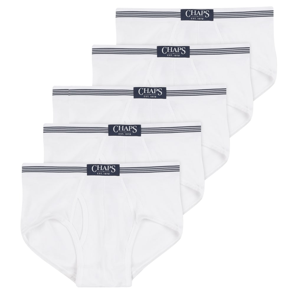CHAPS Men's Briefs, 5-Pack S