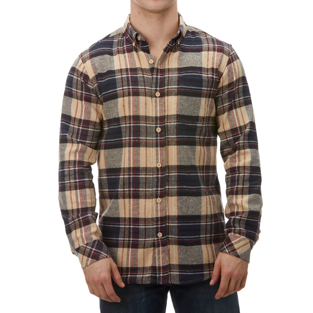 BURNSIDE Men's LongSleeve Woven Flannel Shirt Bob’s Stores