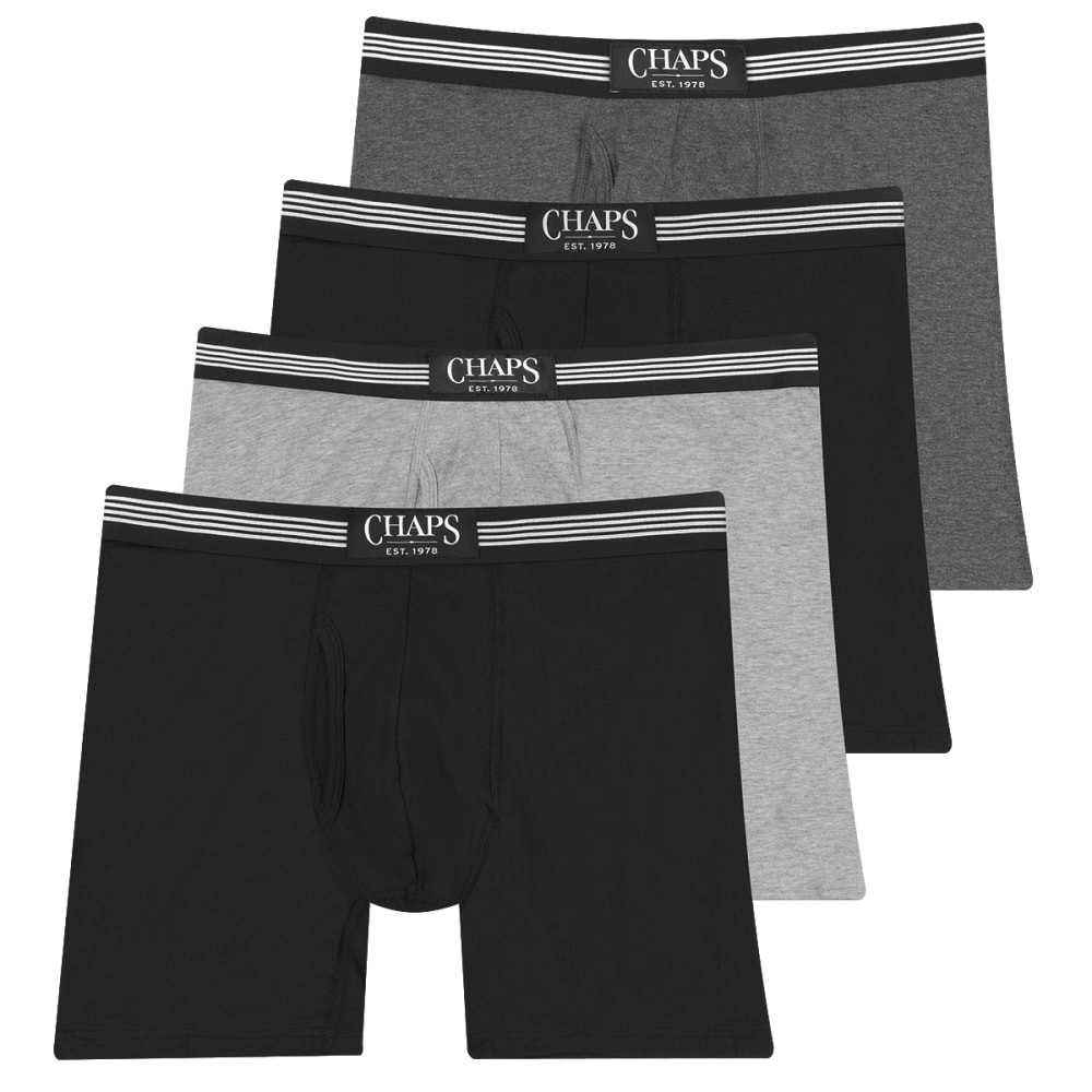 CHAPS Men's XXL Boxer Briefs, 4 Pack XXL