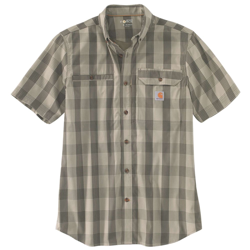 CARHARTT Men's Force Ridgefield Plaid Short-Sleeve Shirt - Bob’s Stores