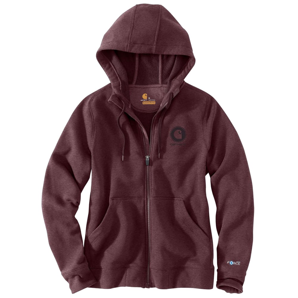 CARHARTT Women's Force Delmont Full-Zip Hoodie XS