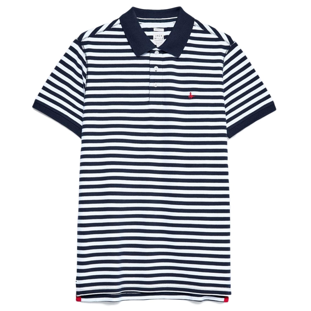 JACK WILLS Men's Milford Fine Stripe Polo XS