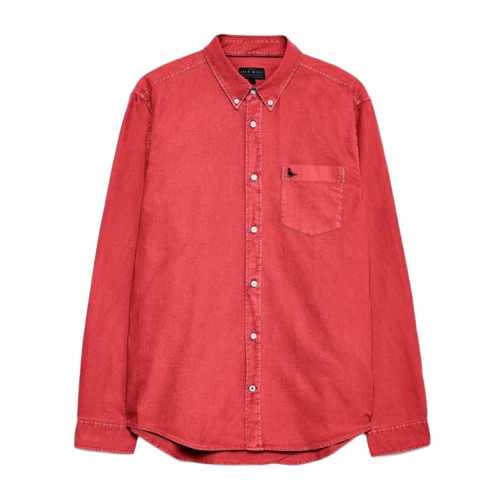 JACK WILLS Men's Atley Oxford Garment Dye Shirt XS