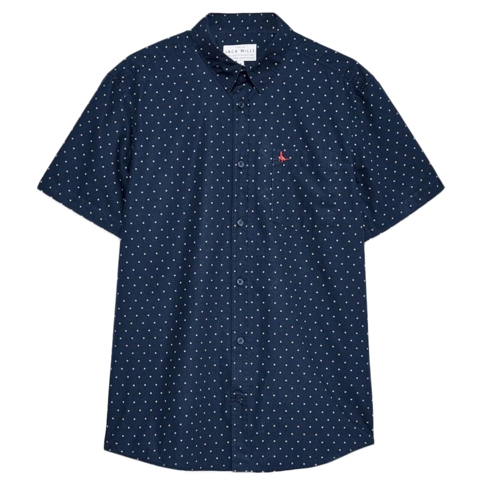 JACK WILLS Men's Bondby Foulard Print Shirt S
