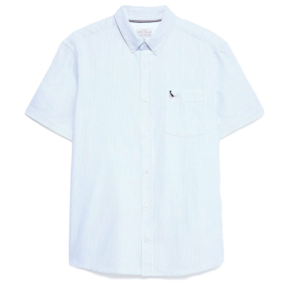 JACK WILLS Men's Stableton Stripe Oxford Shirt XS
