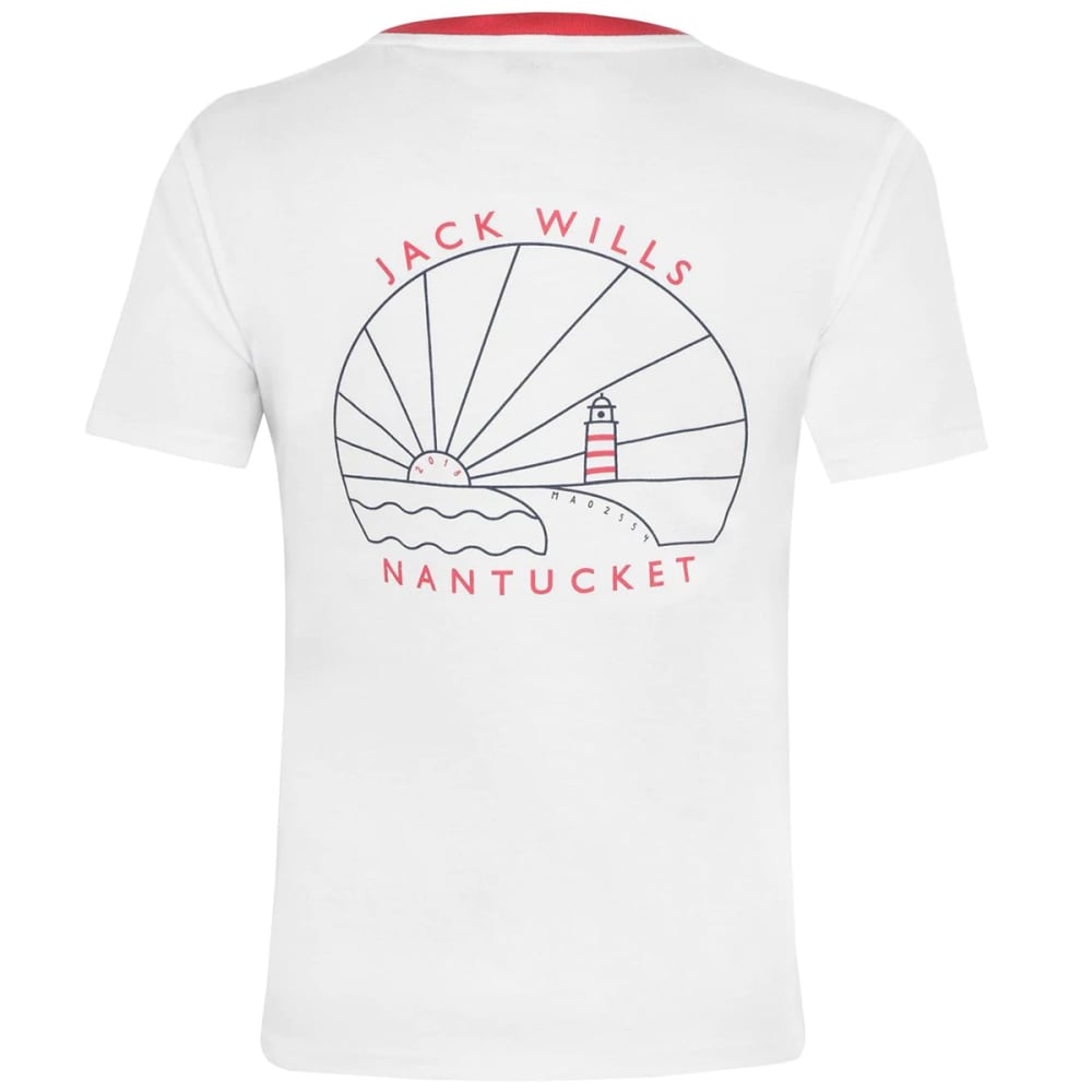 JACK WILLS Women's Short-Sleeve Trinkey Ringer Tee 2