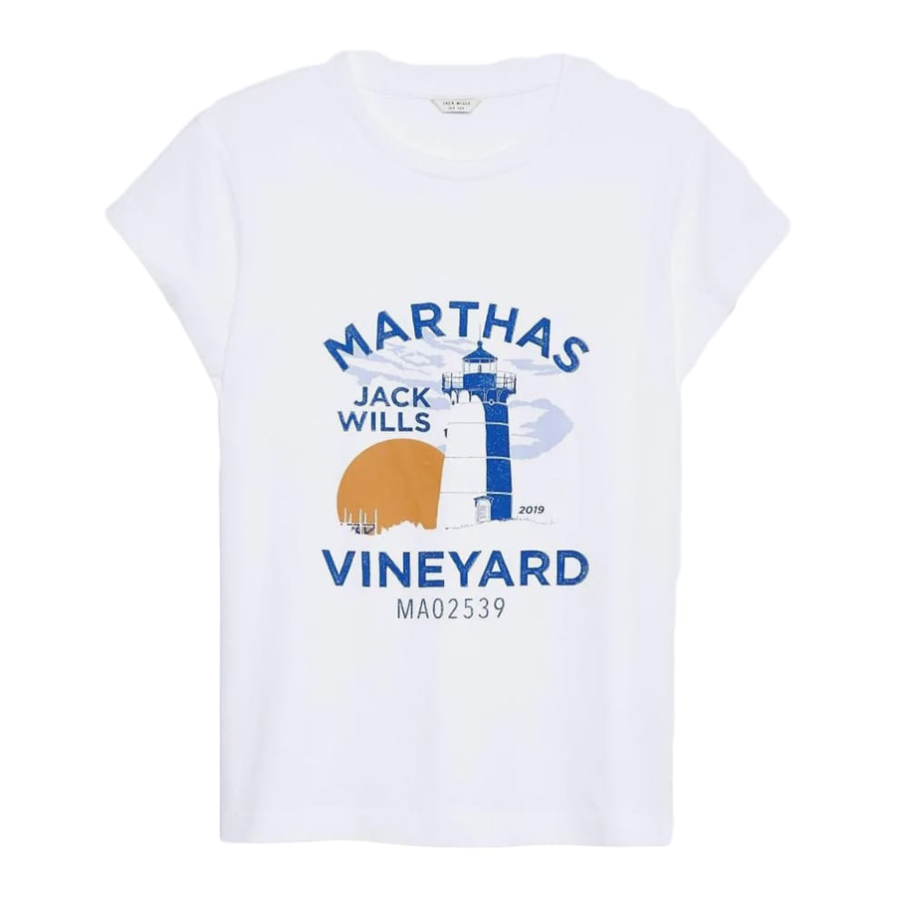 JACK WILLS Men's Martha's Vineyard Location Short-Sleeve Tee S