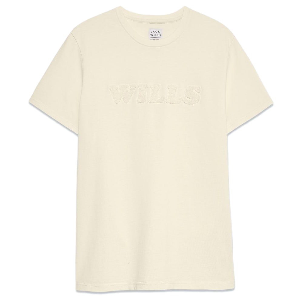 JACK WILLS Men's Short-Sleeve Wayfair Boucle T-shirt XS