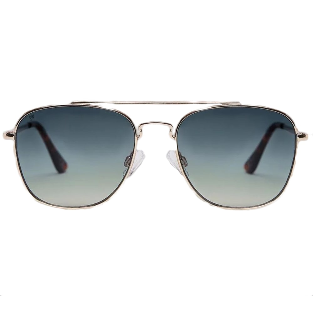 JACK WILLS Men's Kenley Gold Top Bar Navigator Sunglasses ONE SIZE