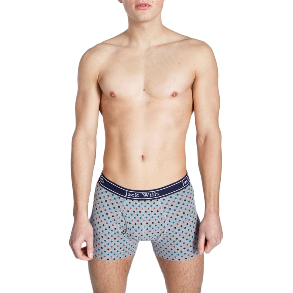 JACK WILLS Men's Chetwood Polka Dot Boxers Set, 2 Pack XS