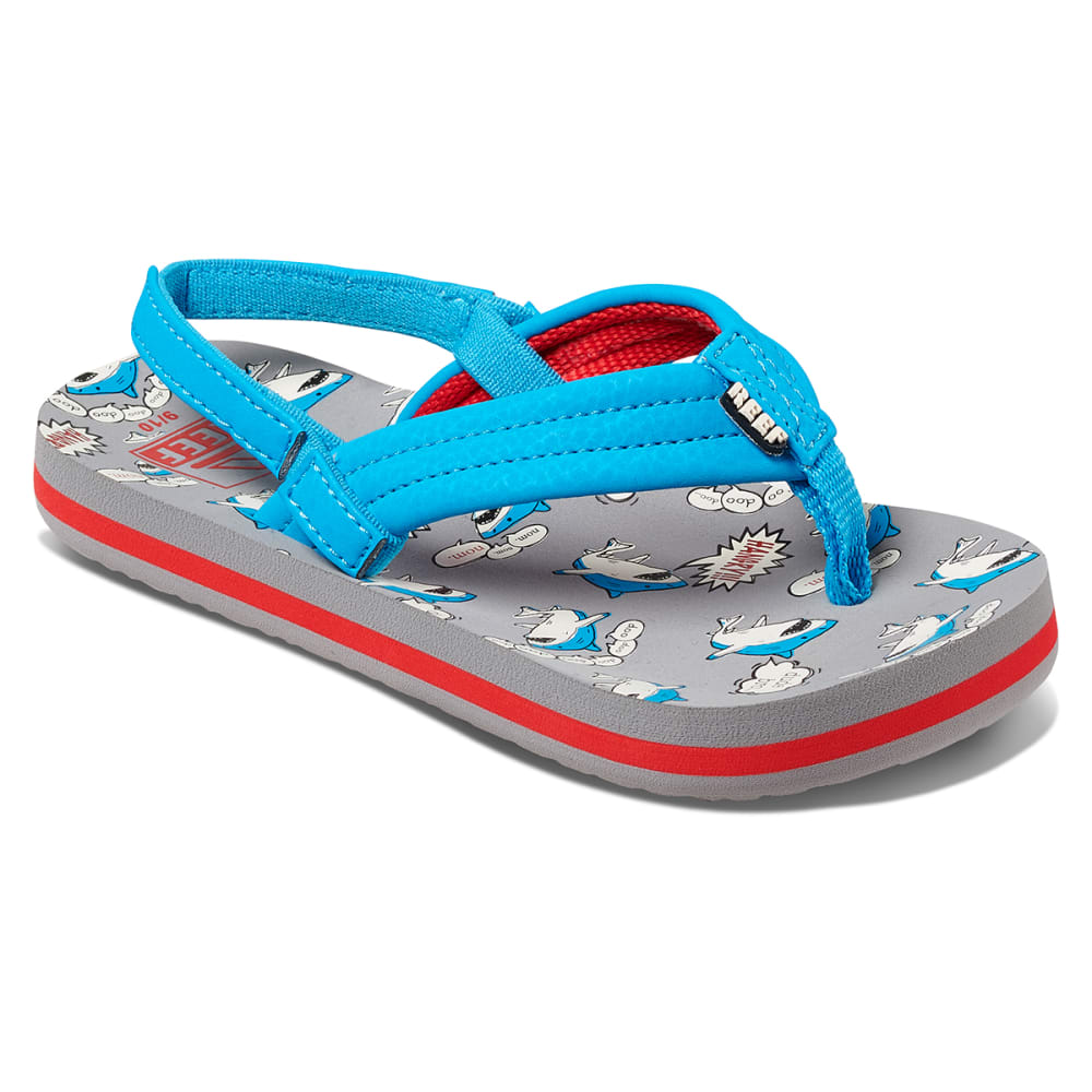 REEF Kids' Little Ahi Sandals 11/12