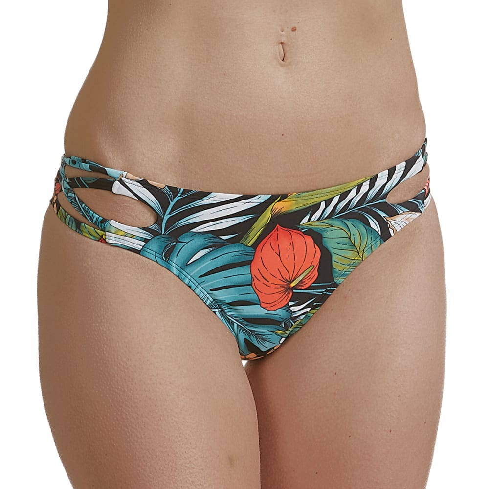 INDIGO REIN Junior's Tropics Party Print Swim Bottoms XL