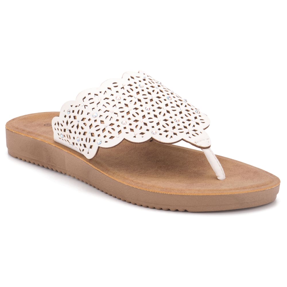 OLIVIA MILLER Women's Hooded Slip-On Sandals - Bob’s Stores