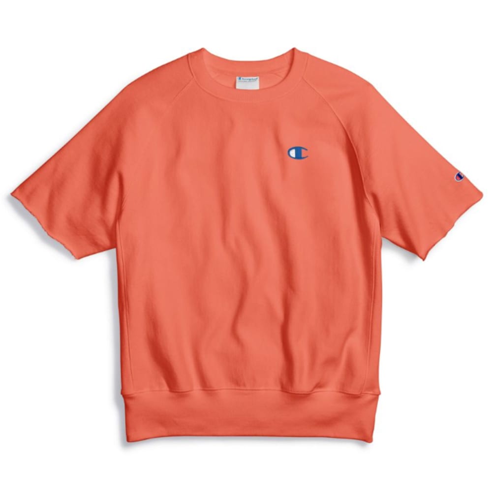 CHAMPION Men's Reverse Weave Short-Sleeve Crewneck Shirt S