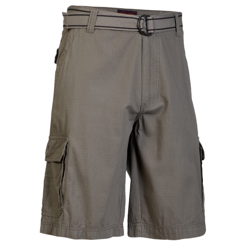 WEARFIRST Men's Ripstop Belted Cargo Short 30