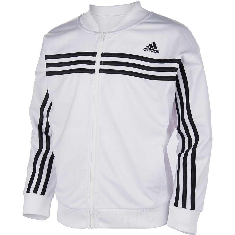 ADIDAS Boys' 8-20 3-Stripe Tricot Jacket S