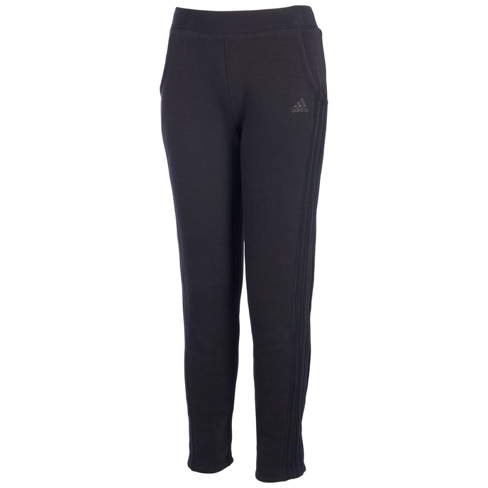 ADIDAS Girls' Fleece Tapered Pants S