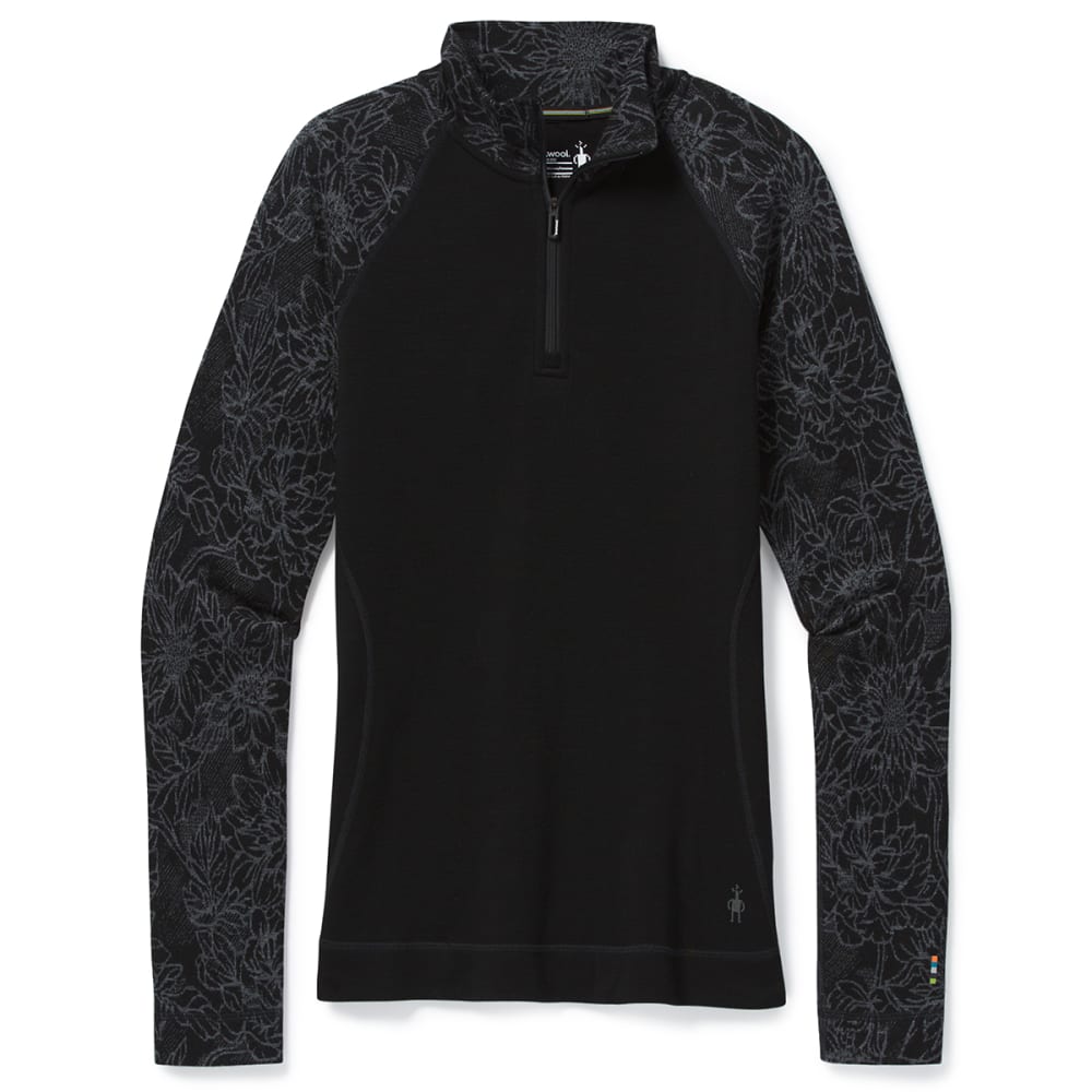 SMARTWOOL Women's Merino 250 Base Layer Pattern 1/4 Zip Pullover XS