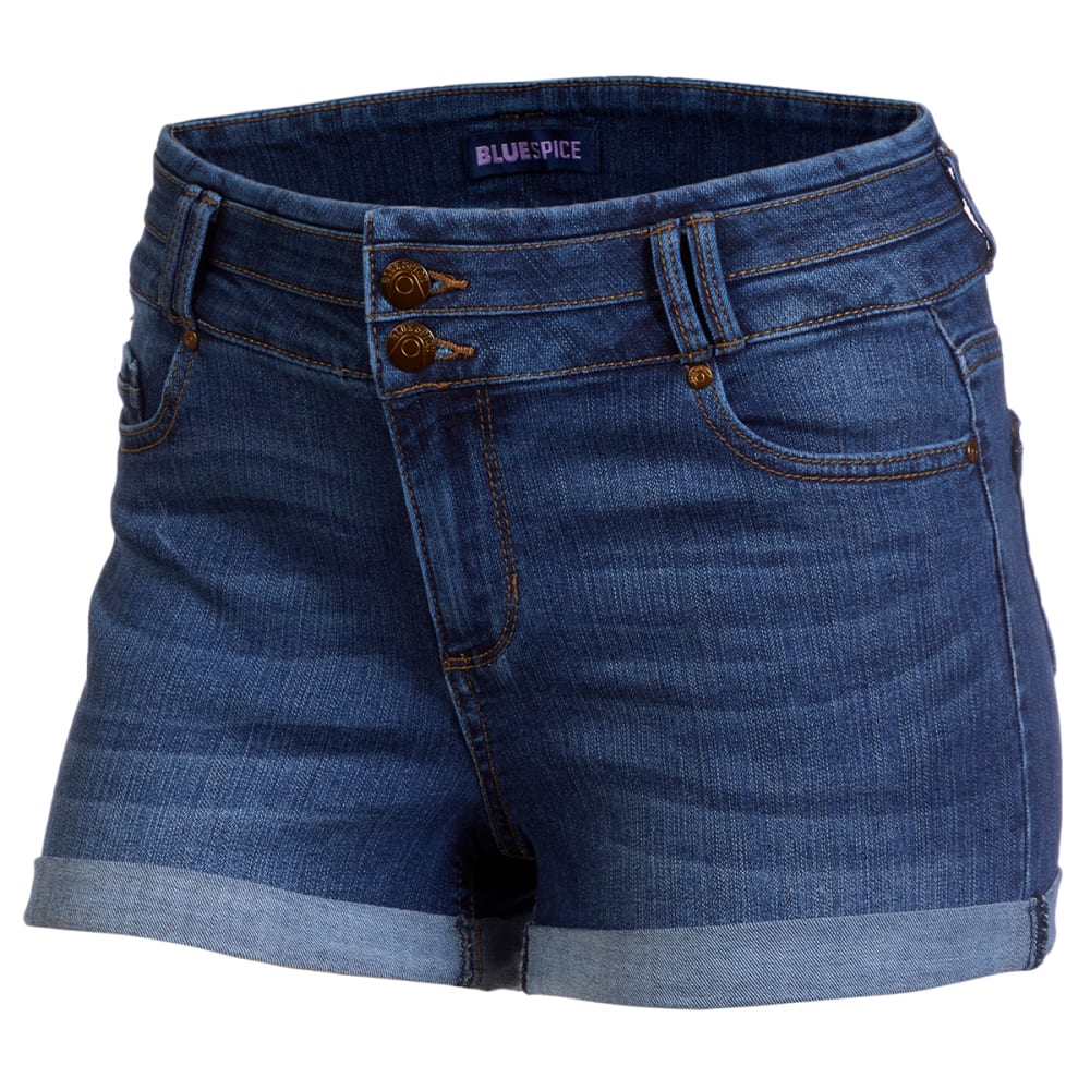 BLUE SPICE Juniors' Super Stacked Denim Shorts - Bob’s Stores