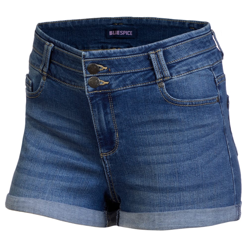 BLUE SPICE Juniors' Super Stacked Denim Shorts - Bob’s Stores